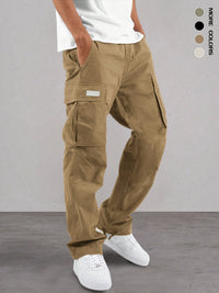 Lorencio™ Premium Mehrtaschen-Cargohose – Khaki