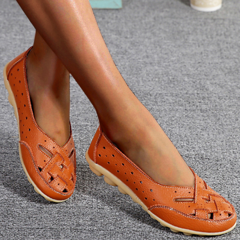 Julia Orthopädische Ledersandalen