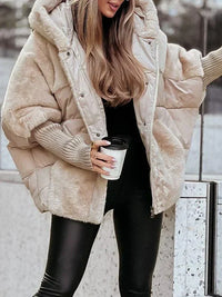 OLIVIA | KUSCHELIGE WINTERJACKE – Beige