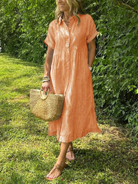 Angela | Maxikleid – Orange