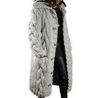 DAME OVERSIZED CARDIGAN MANTEL | MODERNER STIL, KOMFORTABEL, VIELSEITIG – Hellgrau