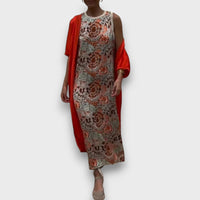 Melan – Elegantes Zweiteiler-Set mit fließender Silhouette – Rot