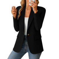Annette™ | Eleganter Blazer – Schwarz