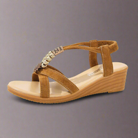 Odalhilde | Bequeme Sandalen für empfindliche Füße – Braun