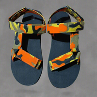 Heriberta | Bequeme Sandalen für empfindliche Füße – Orange tarn 1