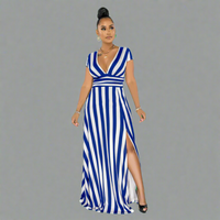Marika | Luftiges Maxikleid für Sommermomente – Blau
