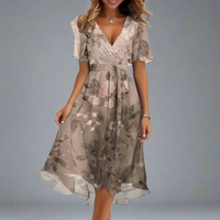 Armgard | Feminines Maxikleid mit Wohlfühlfaktor – Roségold