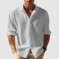 Herren Lässiges Button Down Hemd | Vielseitig Und Stilvoll – Grau