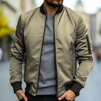 Trendige Bomberjacke für Männer – Khaki