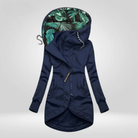 GEOGYA™ | Eleganter Damen-Wintermantel aus Premium-Wolle – Marine