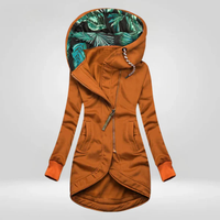 GEOGYA™ | Eleganter Damen-Wintermantel aus Premium-Wolle – Orange