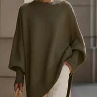 ELISE™ | Eleganter & Lässiger Strickpullover für Damen – Olivgrün