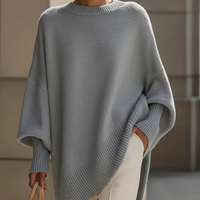 ELISE™ | Eleganter & Lässiger Strickpullover für Damen – Grau