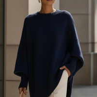 ELISE™ | Eleganter & Lässiger Strickpullover für Damen – Marine