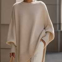 ELISE™ | Eleganter & Lässiger Strickpullover für Damen – Beige