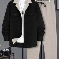 SANTOS™ | Elegantes Freizeit-Set für Herren Perfekt für Herbst & Winter – Schwarz