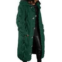 DAME OVERSIZED CARDIGAN MANTEL | MODERNER STIL, KOMFORTABEL, VIELSEITIG – Grün