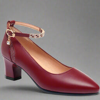 Zymara | Pumps aus hochwertigem Lackleder für Ihren Office-Style – Rot / Absatzhöhe 5 cm