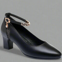 Zymara | Pumps aus Premiumlack für dein Büro-Style – Schwarz / Absatzhöhe 5.5 cm