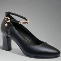 Zymara | Pumps aus hochwertigem Lackleder für Ihren Office-Style – Schwarz / Absatzhöhe 7 cm