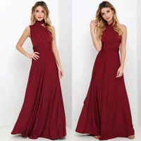 Kaze | Elegantes Damenkleid – Weinrot