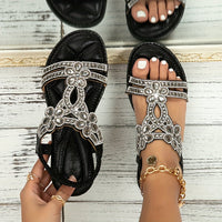 Aria | Orthopädische Boho-Sandalen – Schwarz