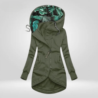 GEOGYA™ | Eleganter Damen-Wintermantel aus Premium-Wolle – Olivgrün