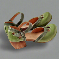 Beatrix | Elegante Orthopädische Sandalen für Optimalen Komfort – Grün