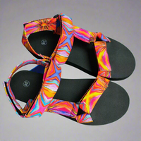 Heriberta | Bequeme Sandalen für empfindliche Füße – Orange tarn 2