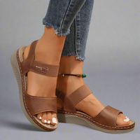 Alwilda | Komfortable Orthopädische Sandalen – Braun