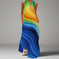 Briselotte | Elegantes Vintage Maxi-Kleid für den Sommer – VLCQ-288
