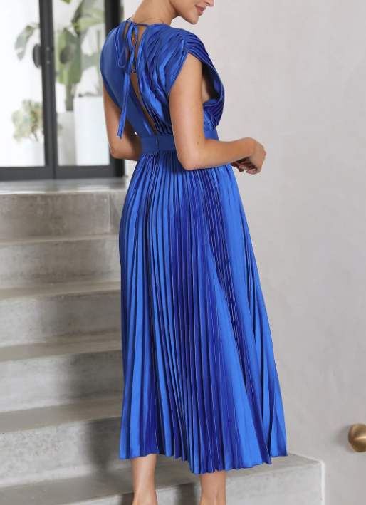 Brittney's  Himmlische Eleganz Maxikleid mit Ärmeln