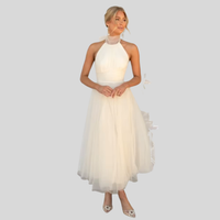 Franka | Glamour-Tüllkleid – Elfenbein