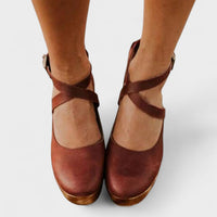 Quinn | Orthopädisch Gepolstert Sandalen – Braun