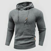 MAX - PULLOVER MIT KAPUZE – Hellgrau