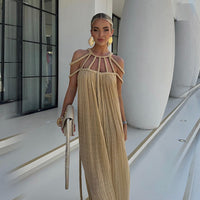 Serena | Boho Sommerkleid – Khaki