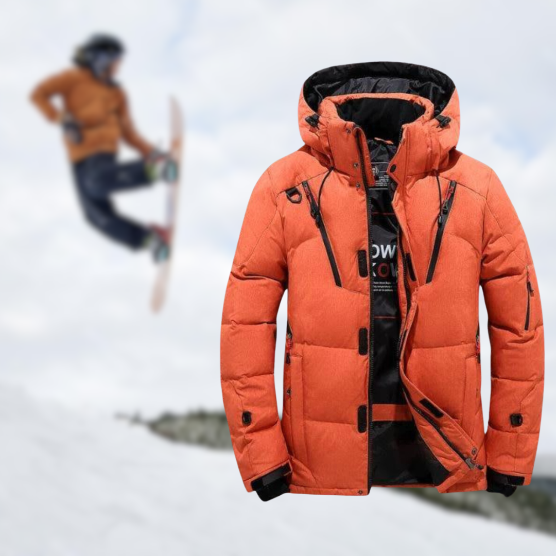 Asquetra | Hochwertige Herren-Winterjacke mit abnehmbarer Kapuze
