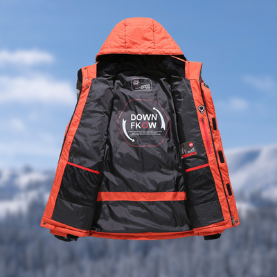 Asquetra | Hochwertige Herren-Winterjacke mit abnehmbarer Kapuze