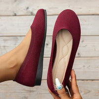 Heidi-Mode | Orthopädische Ballerina Schuhe – Rotwein