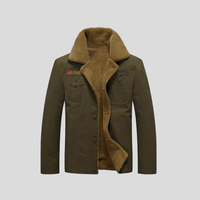 Isidor® | Dublin Lammfelljacke – Olivgrün