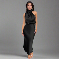 Elgunde | Stilvolles Abendkleid – Schwarz