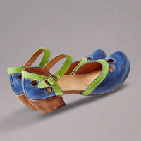 Beatrix | Elegante Orthopädische Sandalen für Komfort – Blau