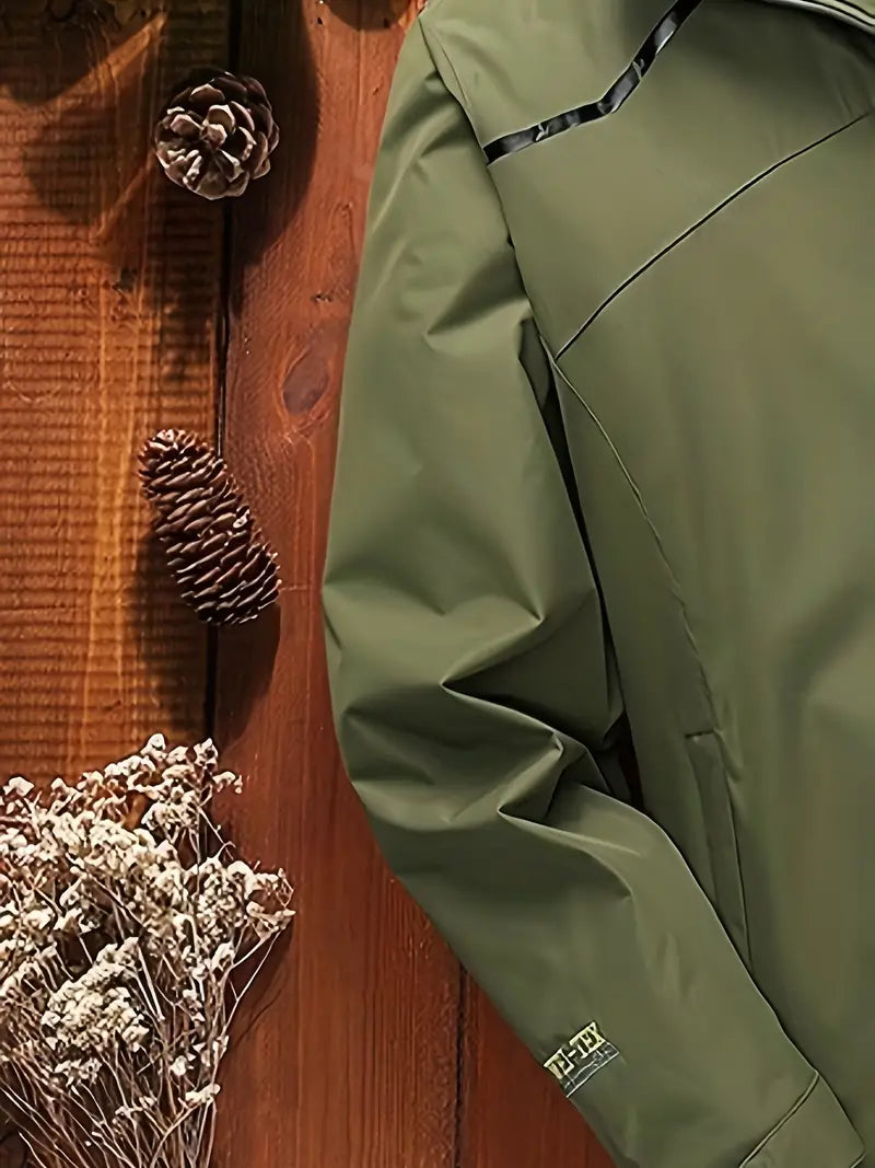 Norman | Herren Winter-Fleecejacke mit Kapuze und Fleece-Innenfutter