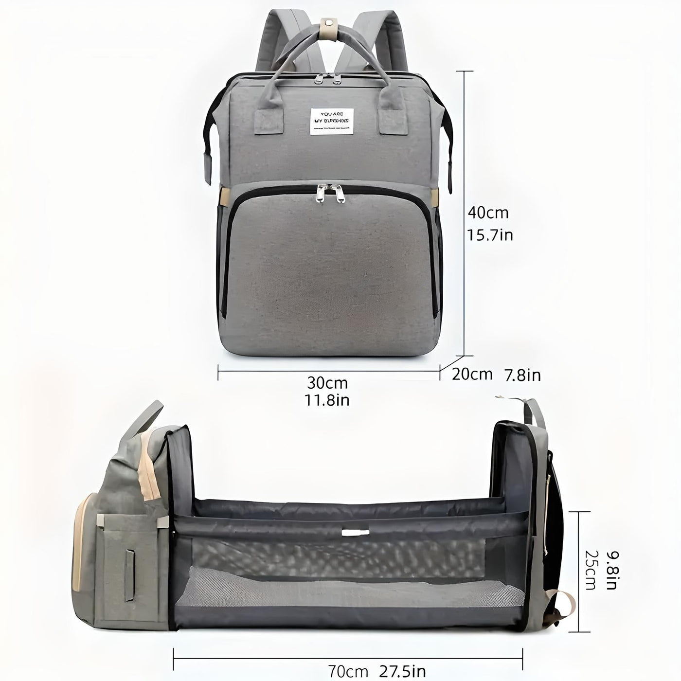 Wickelrucksack Für Damen | Mehrere Taschen