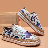 Santorini Flower Schuhe - #1 Trend der Saison – blau