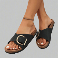 Adelundis | Elegante Orthopädische Sandalen – Schwarz