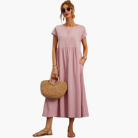 Annika | Kleid zeitloser Eleganz – Rosa