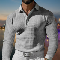 Brenson™ - Premium-Polo Pullover – Grau