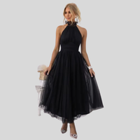 Franka | Glamour-Tüllkleid – Schwarz