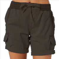 Hana - Frauen Shorts Cargo Hose – Dunkelgrau